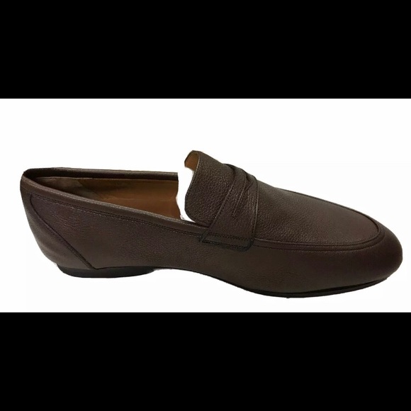 BALLY PLATOR PLAIN CALF LEATHER PENNY LOAFER Coconut - Picture 2 of 5